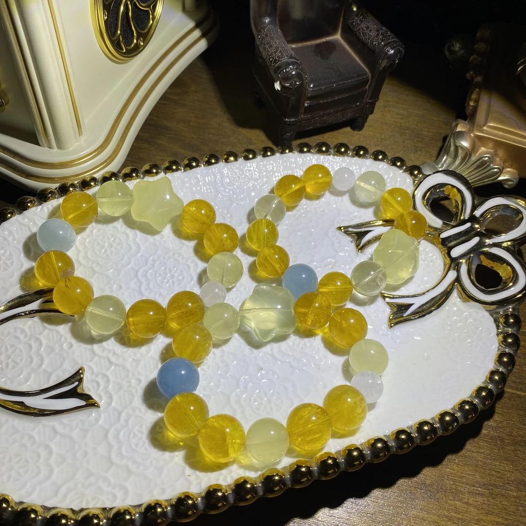 D626-天然水晶多宝手串设计款单圈--多样性发其一