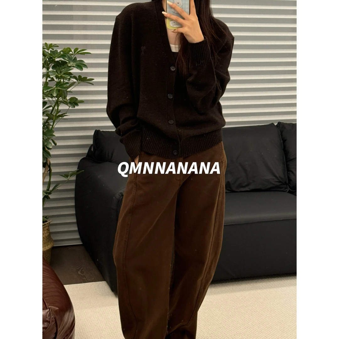 QMNNANANA S25V领减龄极简针织毛衣开衫MY00703