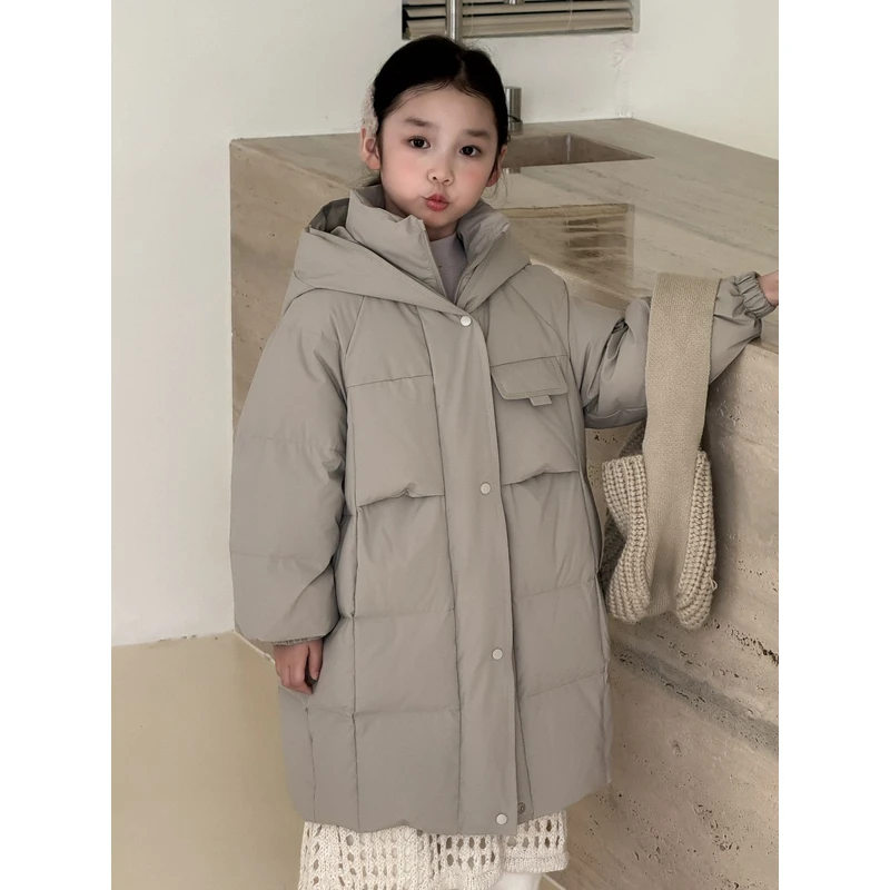 FZ·25冬~女童新款羽绒服ZH7598 斑鸠灰