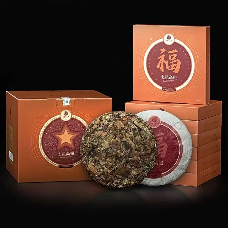 白天鹅七星高照2020寿眉350g/饼*7 整提7饼