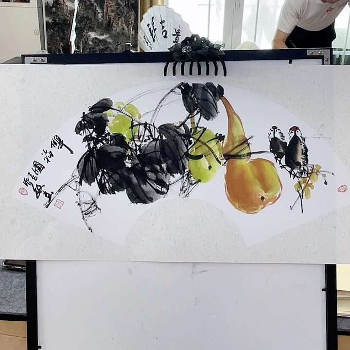 国画张圣敏先生纯手绘作品