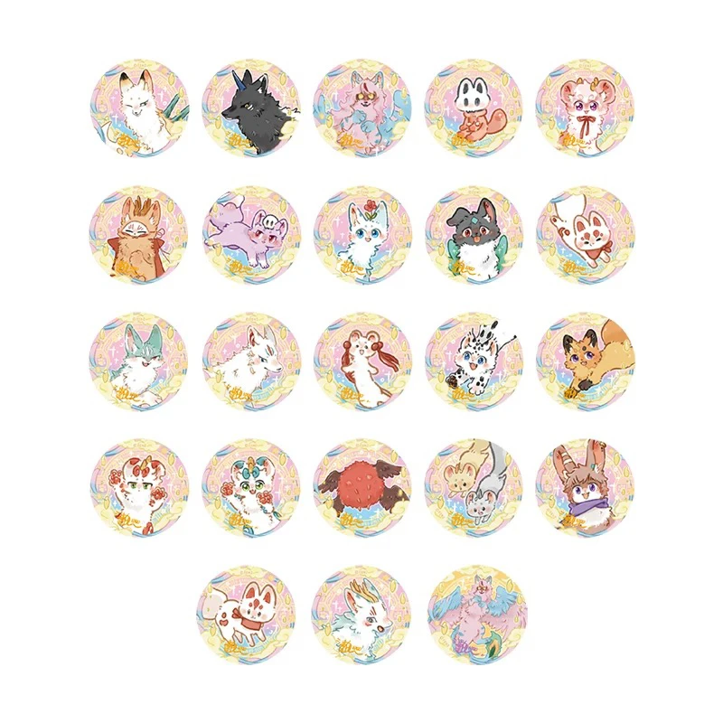 有兽焉漫画千话马口铁徽章盲盒卡通角色吧唧胸针