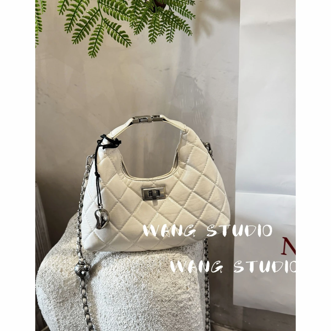 调调包包WANG STUDIO【LARUA&SHIDAI小众设计款 奶油白三角饭团】