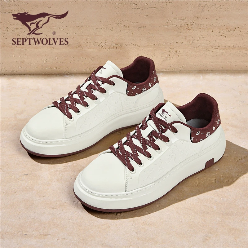 七匹狼男鞋秋季新款时尚百搭低帮板鞋男士休闲运动潮流轻奢小白鞋