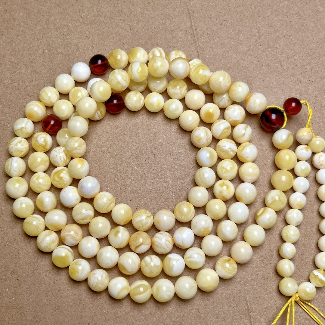 【陌离·佛光】糯白108百搭项链，实用多功能款，首饰盒必备系列