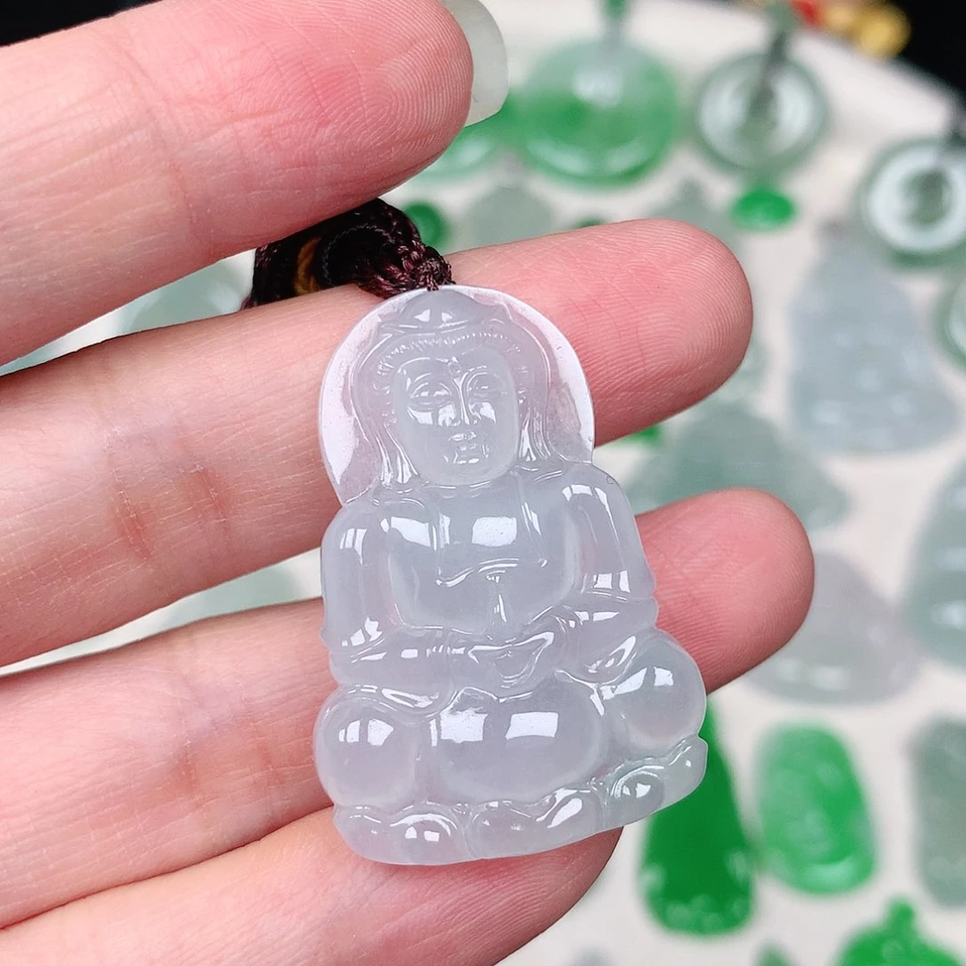 颈饰未镶嵌翡翠缅甸天然A货翡翠