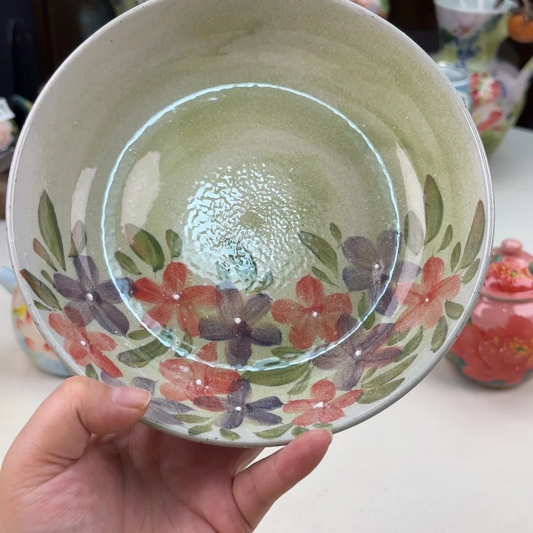 景德镇手绘高温釉下彩陶瓷茶具