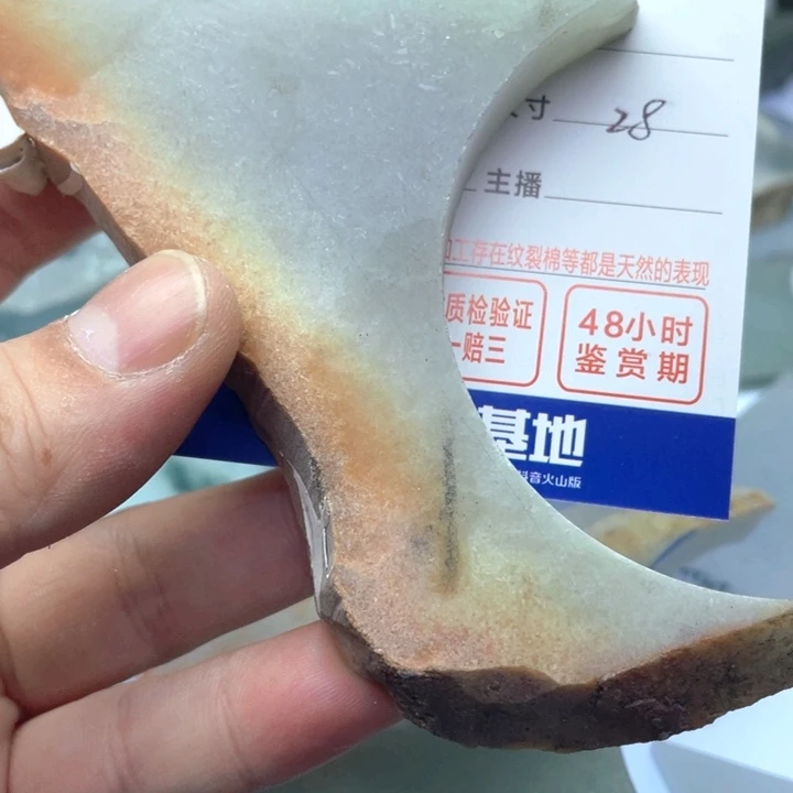Y***德翡翠未镶嵌颈饰24575