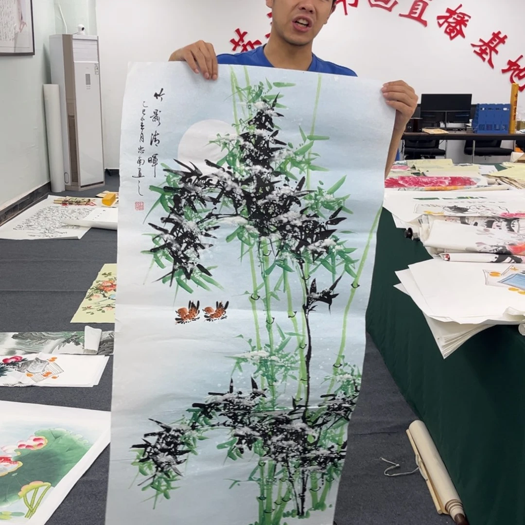 国画宣纸国画纯手绘作品