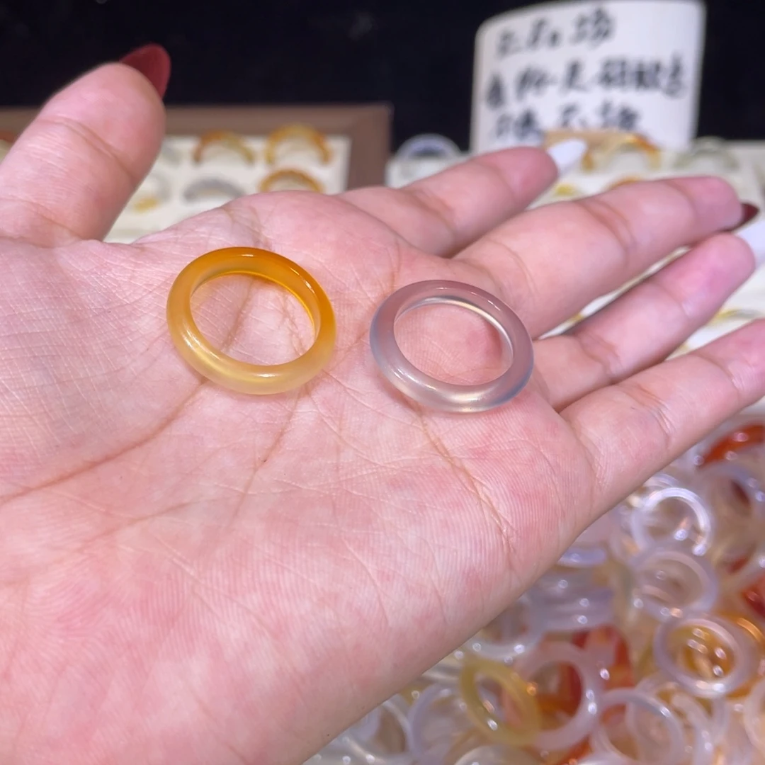 未镶嵌戒指玛瑙/玉髓51号港16