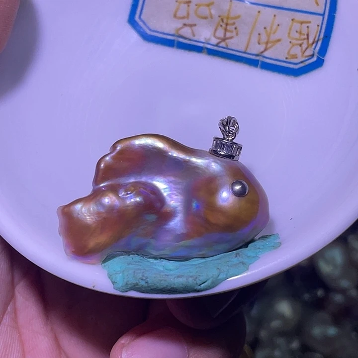 淡水珍珠未镶嵌吊坠(不含链)@****)27