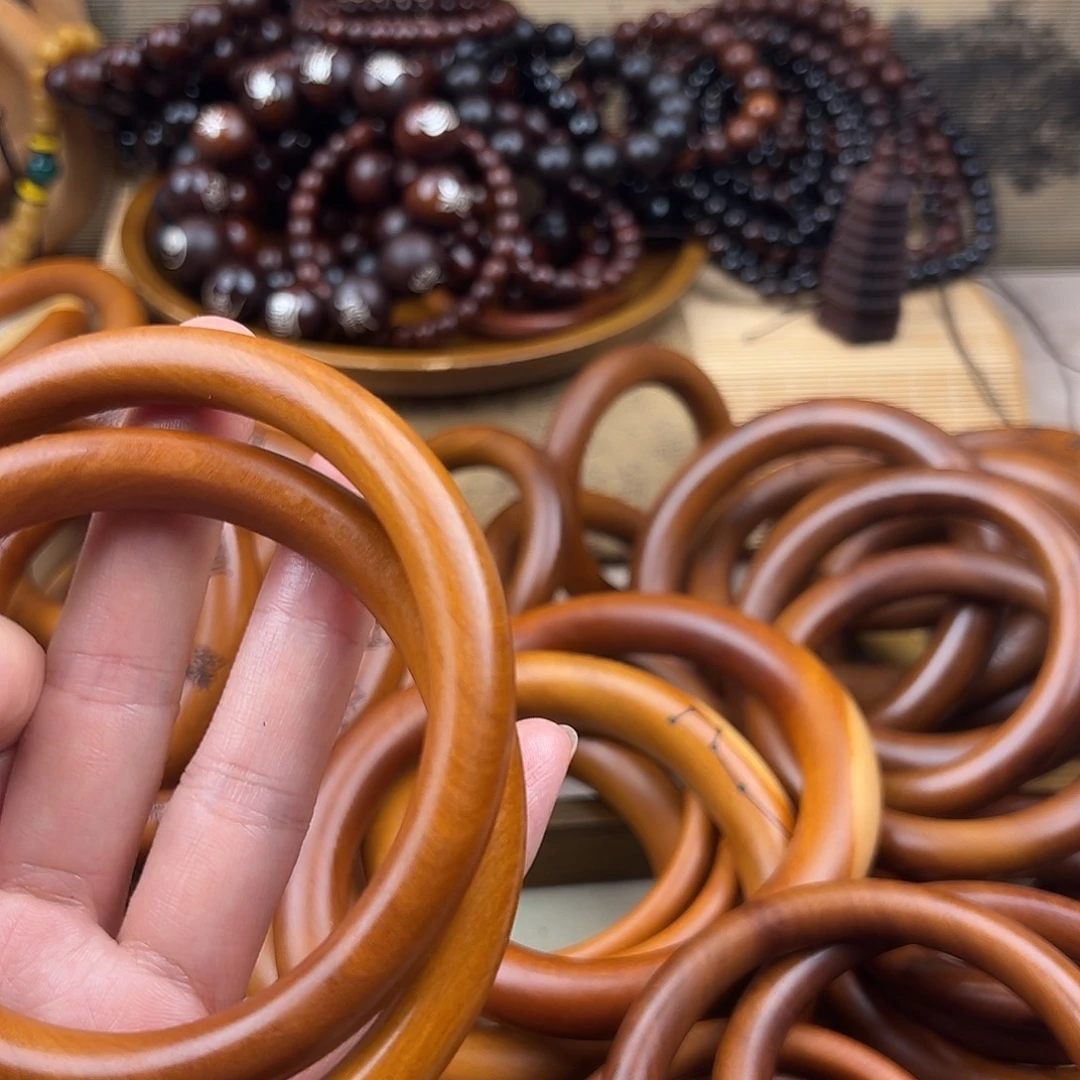 旺***星75内径枣木细条乾坤圈