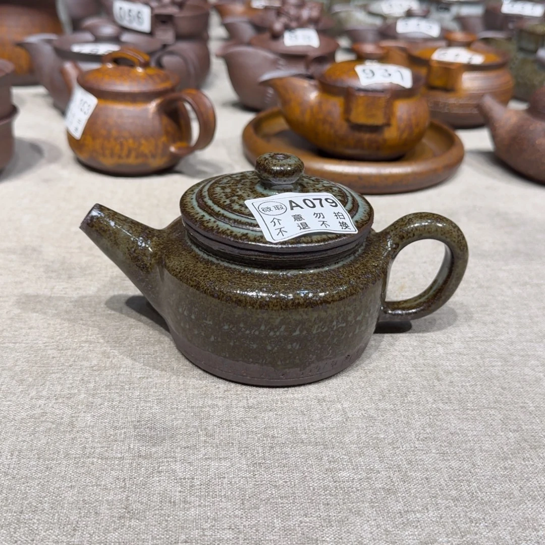 茶具粗瓷茶具素色盖碗