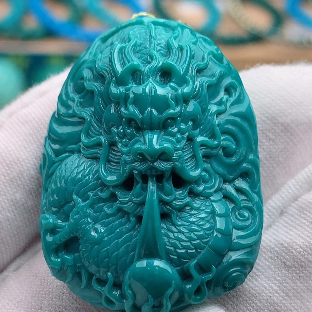 未镶嵌绿松石珠宝奇石