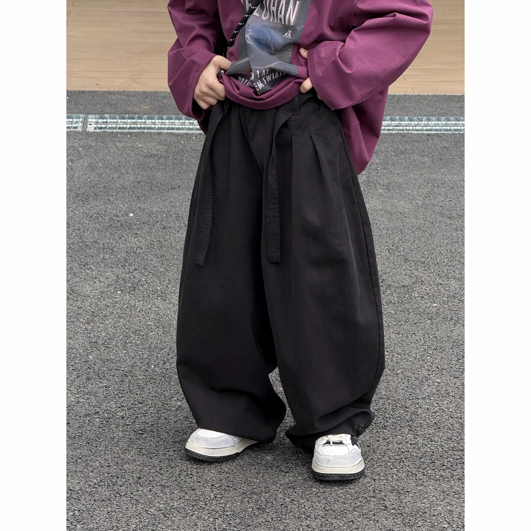 现货THE LUHAN 【气球裤】春秋美式香蕉裤亲子装中大童裤子25014