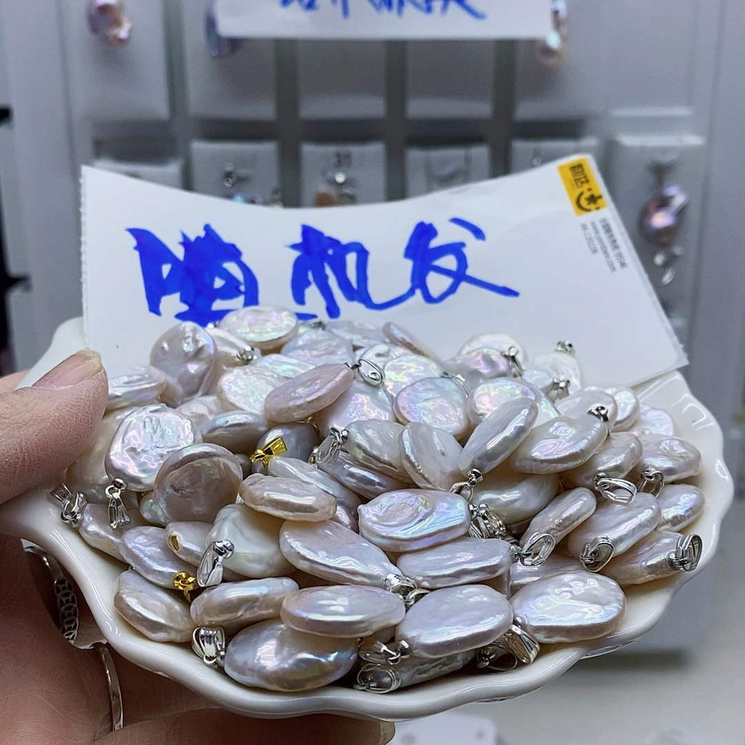 颈饰合金淡水珍珠