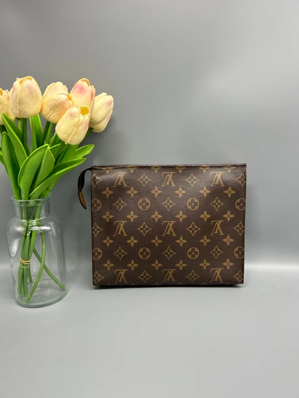 95新 LouisVuitton/路易威登 LV老花洗漱包 尺寸25x19 029