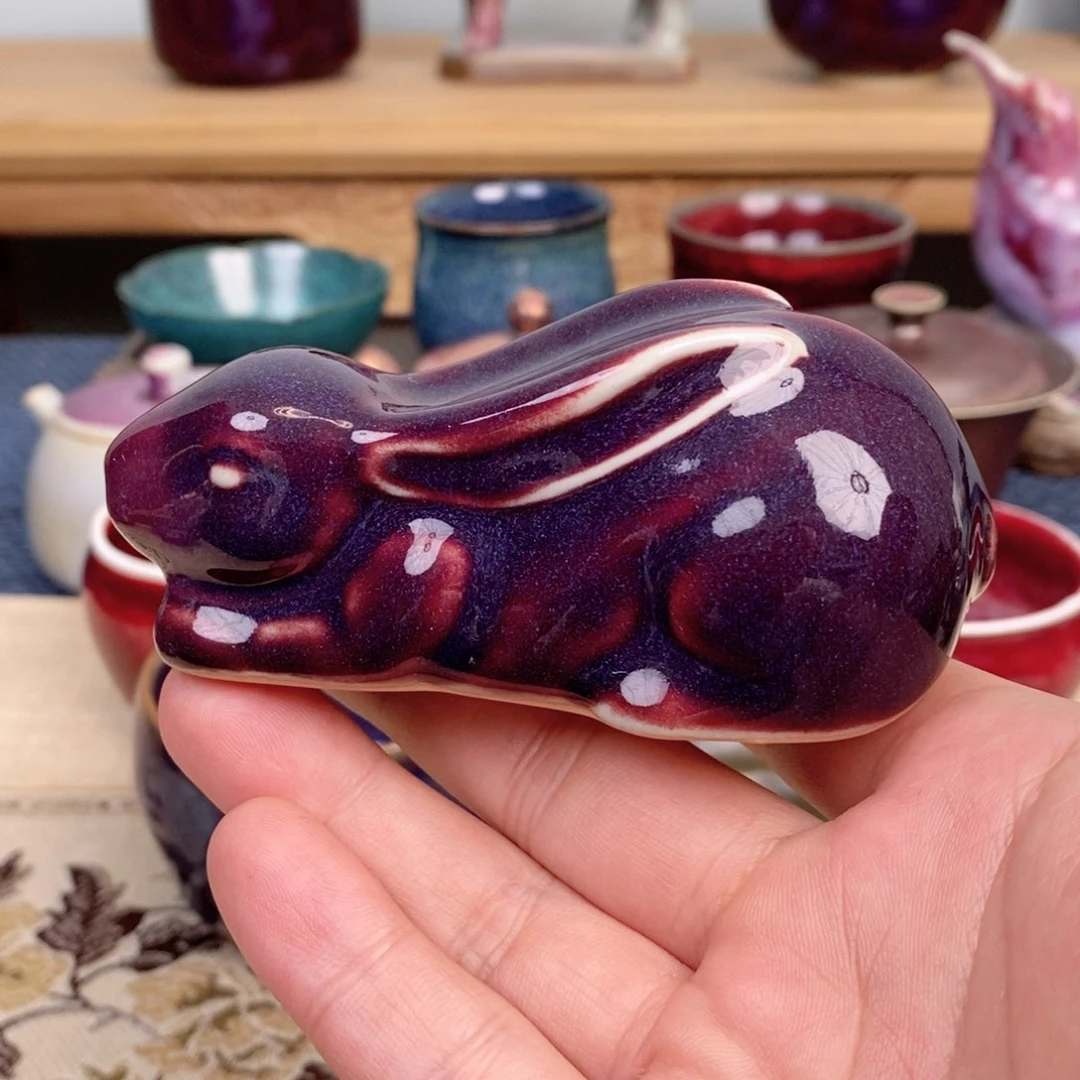 【闪购商品】瓷片开播浮力茶宠