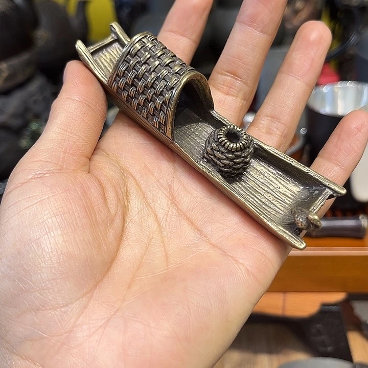 蜜安罐瓷香炉锡茶则