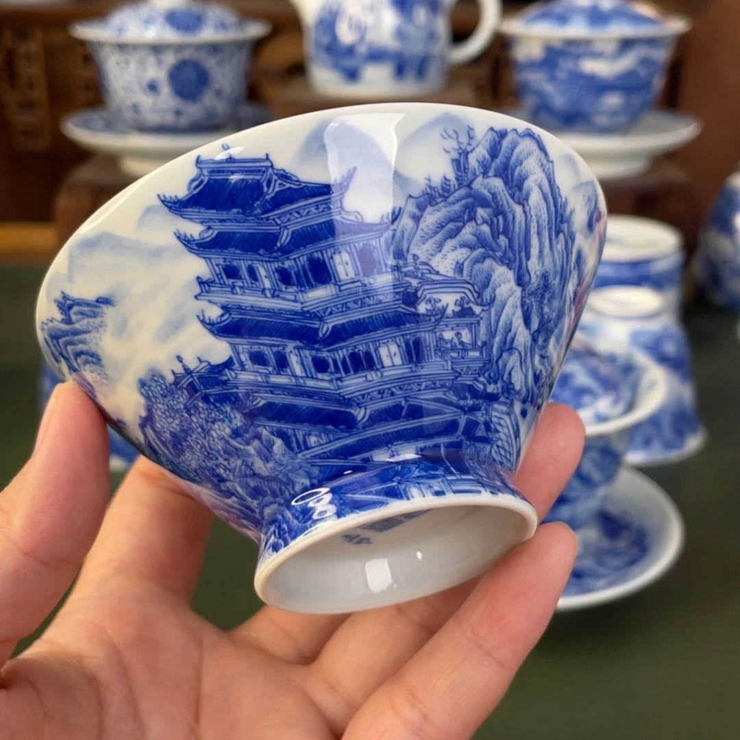 杯景德镇陶瓷手工手绘工艺