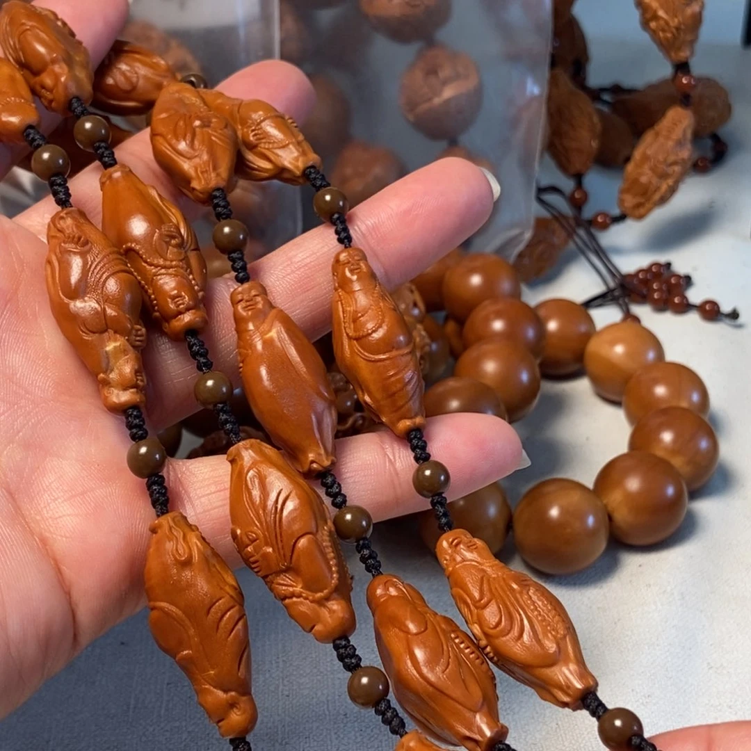 橄榄核手串/手链站立弥勒14