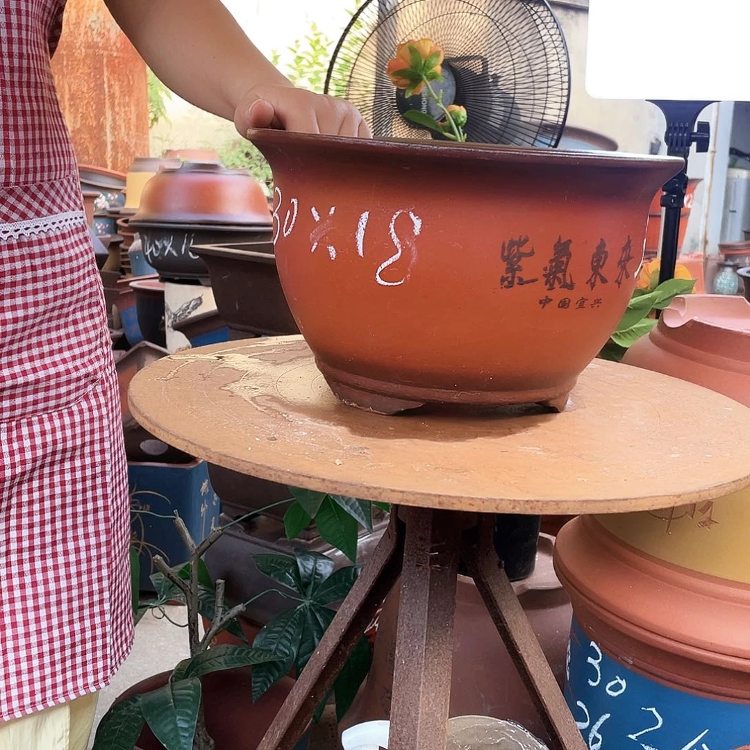 30紫气东来花盆紫砂花盆