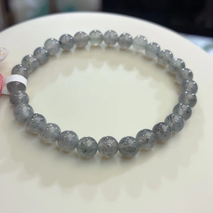 翡翠未镶嵌手链冰胶水墨丹青卡6.2