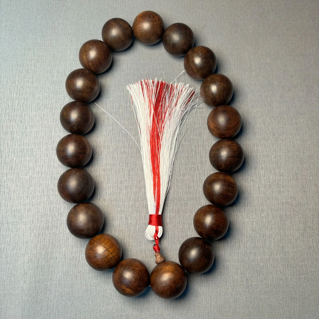 DZX085 沉香大圆珠手持尺寸约25mm 多样性发一件