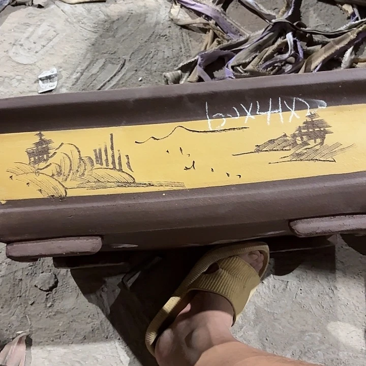 宜兴紫砂花盆，现货发