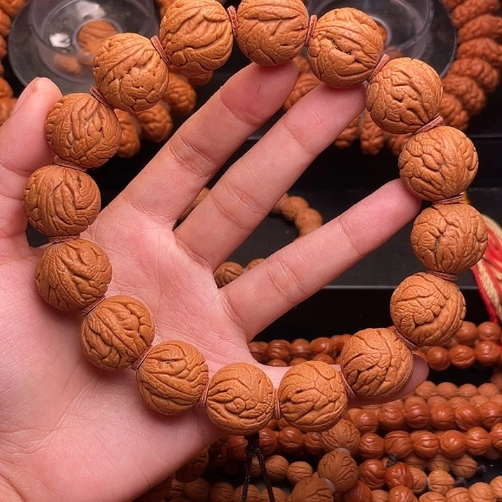 手串桃核精品金丝龙珠2.0