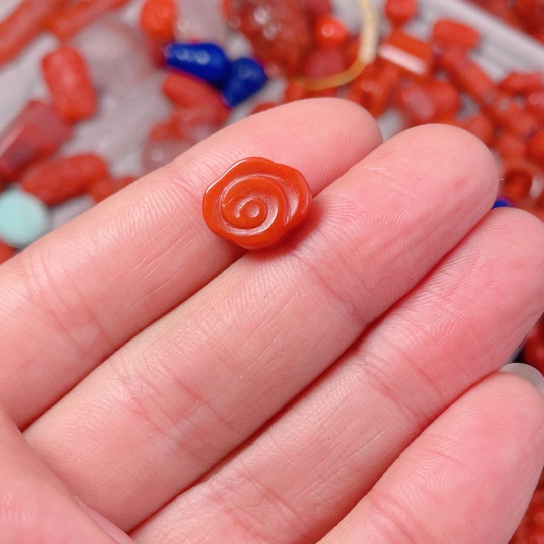 南红玛瑙手链未镶嵌小**管