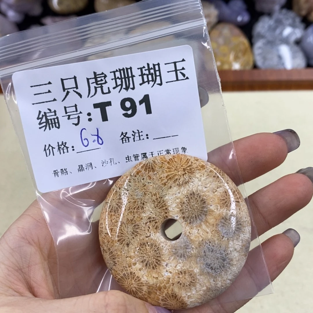 硅化珊瑚（珊瑚玉）1未镶嵌秋*