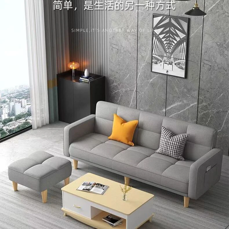 新疆西藏包邮公寓单双人沙发小户型沙发折叠床简约出租房卧室