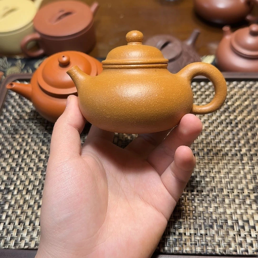 茶壶紫砂黄段容天