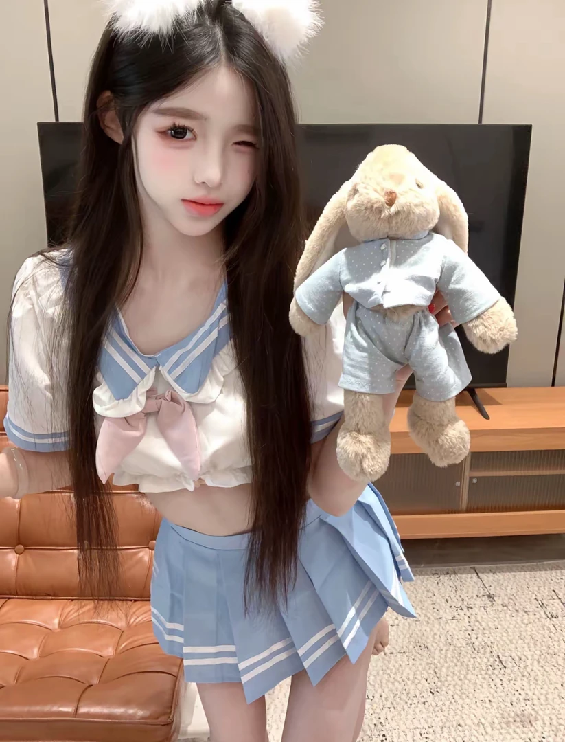 【小野奈子】水手甜心！学院风百褶裙套装jk水手服套装