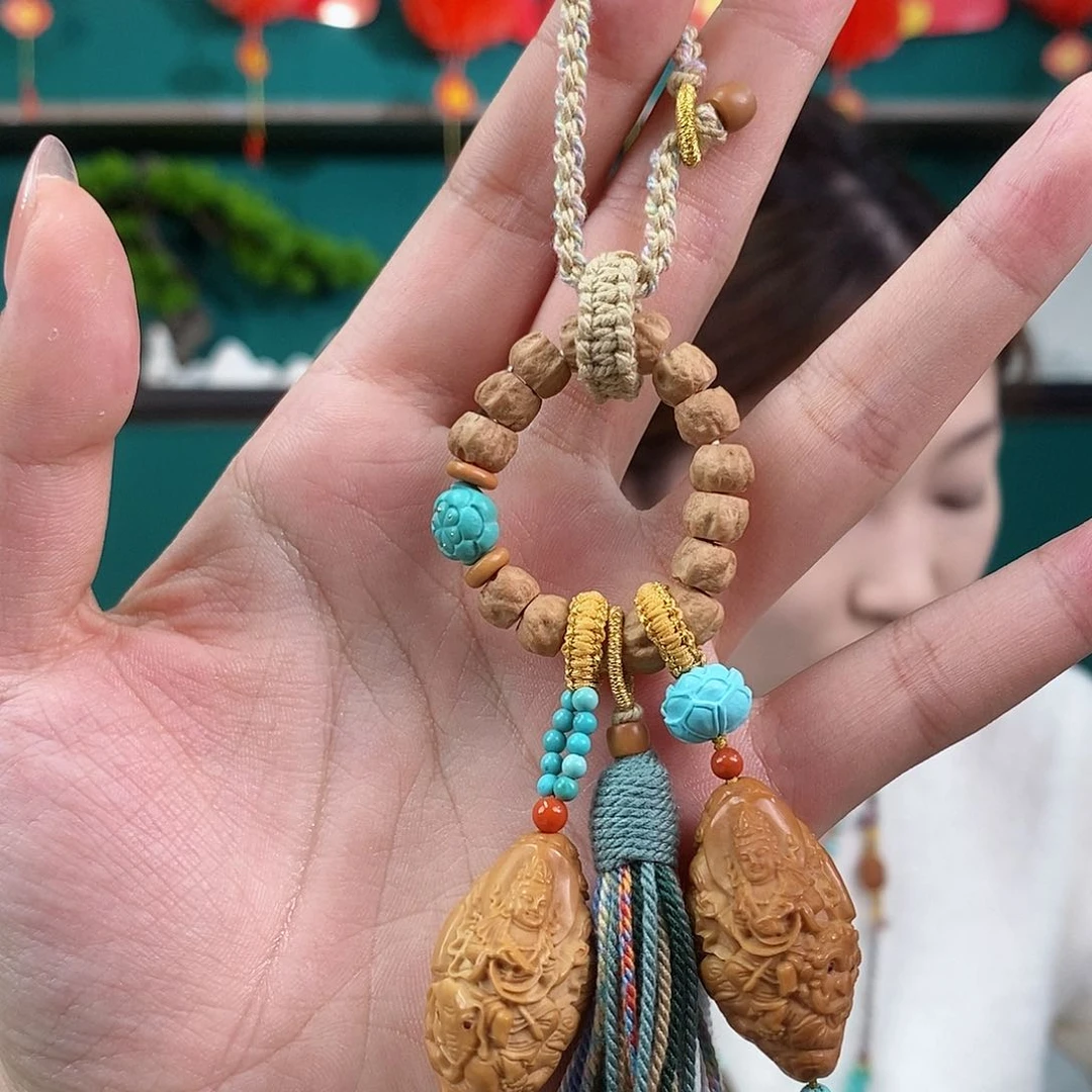 橄榄核吊坠原创设计