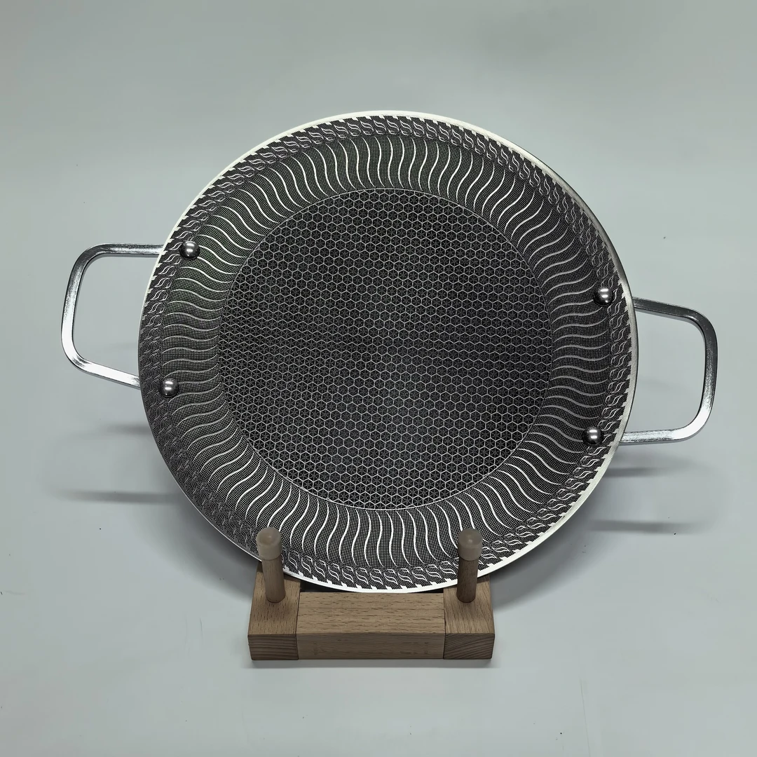 煎肉神器 316钢双面花纹33.5cm
