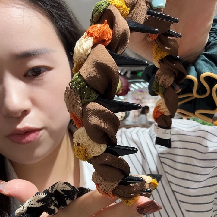 铁合金皮质拼色发箍28