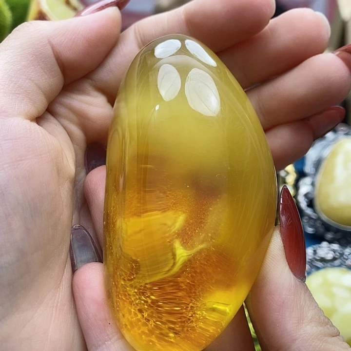 琥珀颈饰未镶嵌吊坠