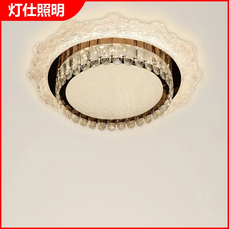 水晶卧室灯轻奢大气书房客厅灯可调节创意吸顶餐厅10-25主卧9-27