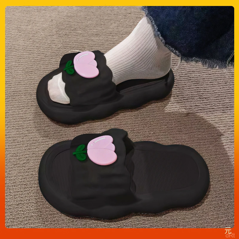 情侣拖鞋夏天夏季防滑浴室洗澡厚底居家用拖鞋PVC