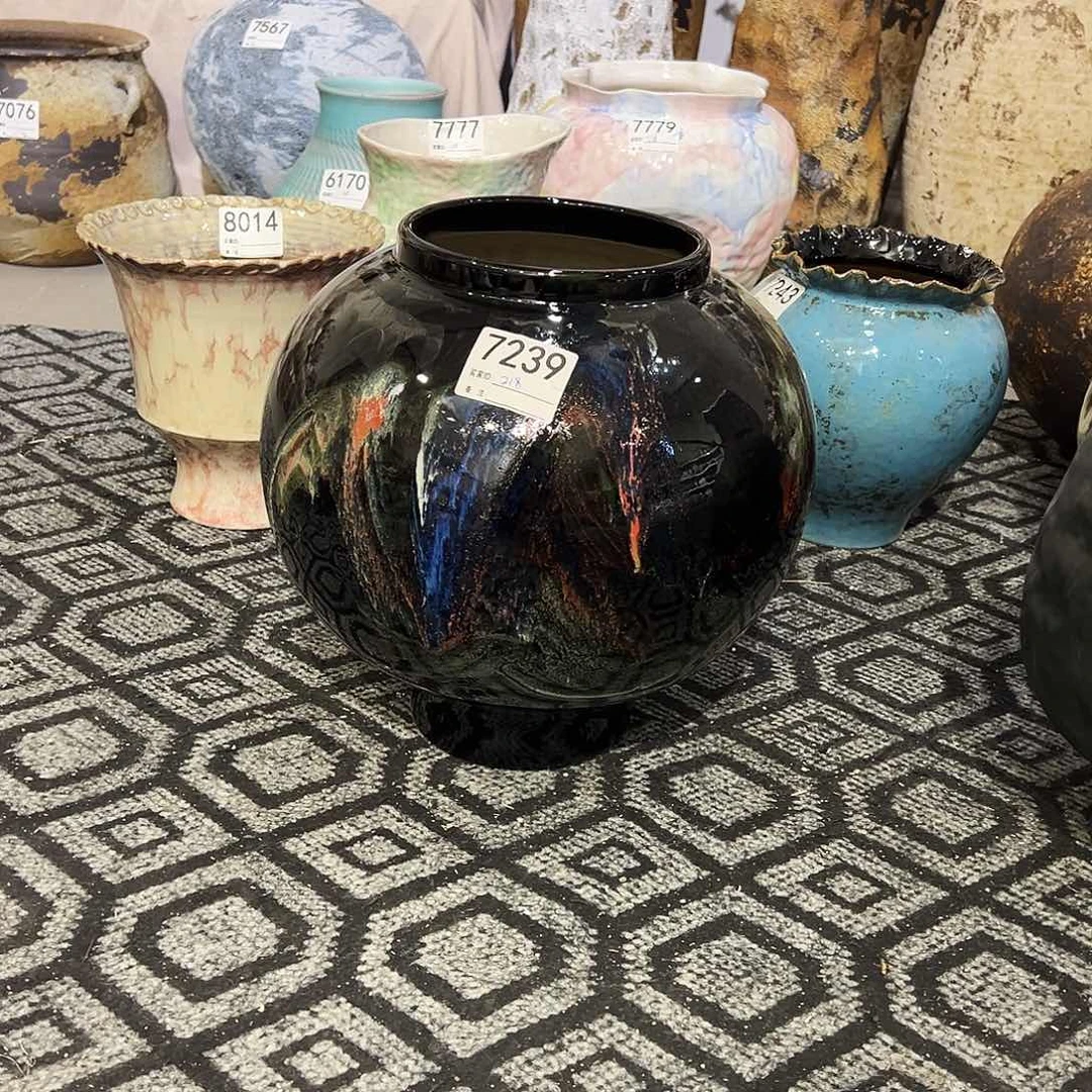 瓶7239高31口15陶瓷花瓶无孔