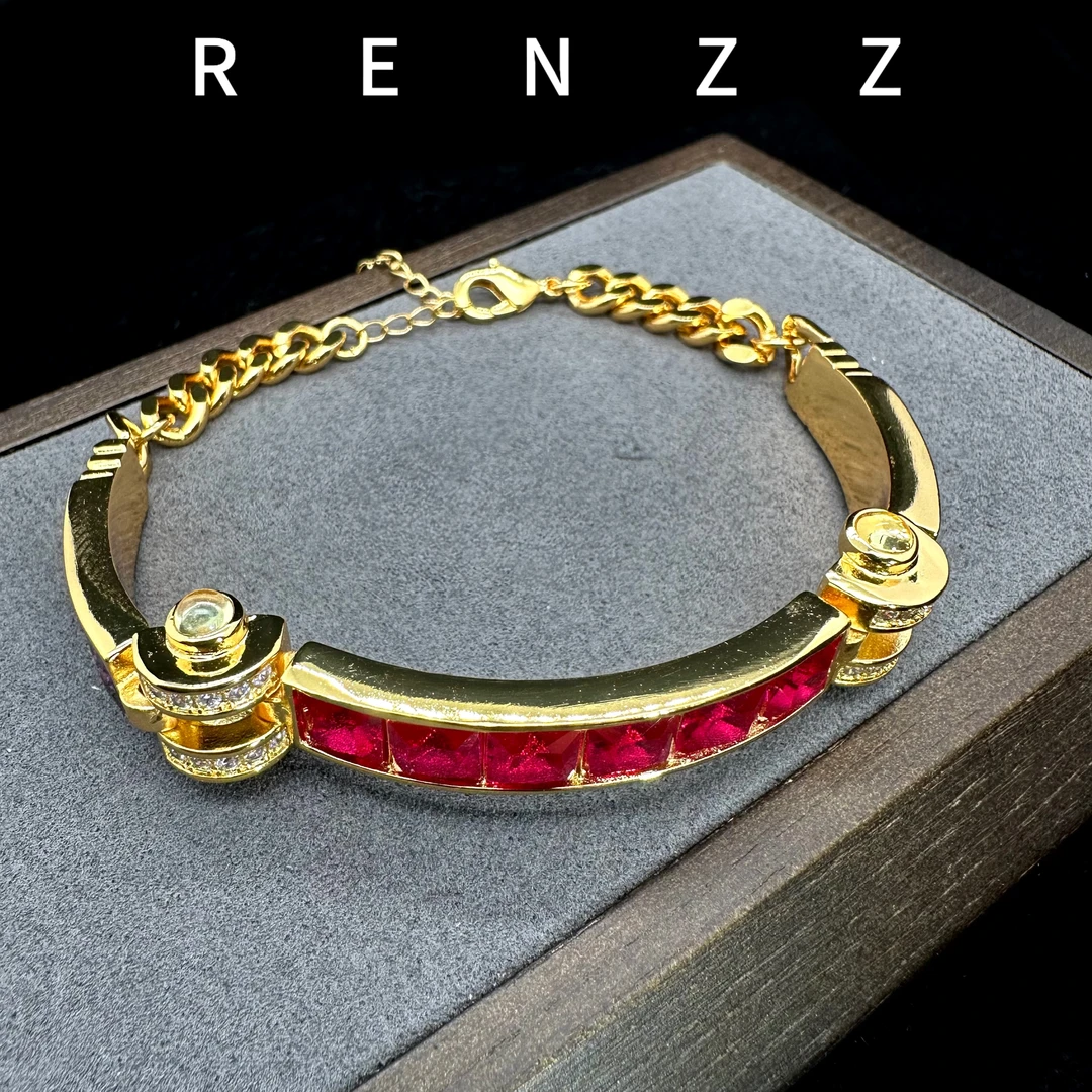 7815红色紫色双色手链