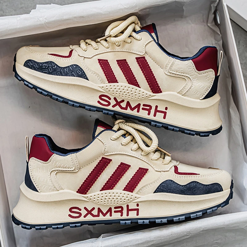 WDSM-37162 双星男鞋2025新款内增高休闲鞋时尚百搭春款男士舒适