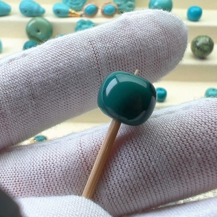 未镶嵌绿松石珠宝奇石10.8