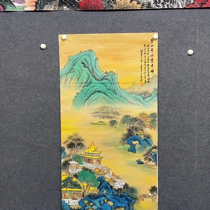 国画四尺界画一副
