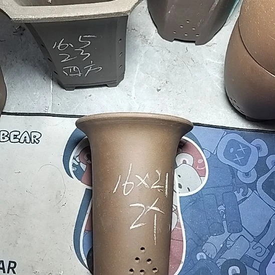 小号兰花紫泥两个