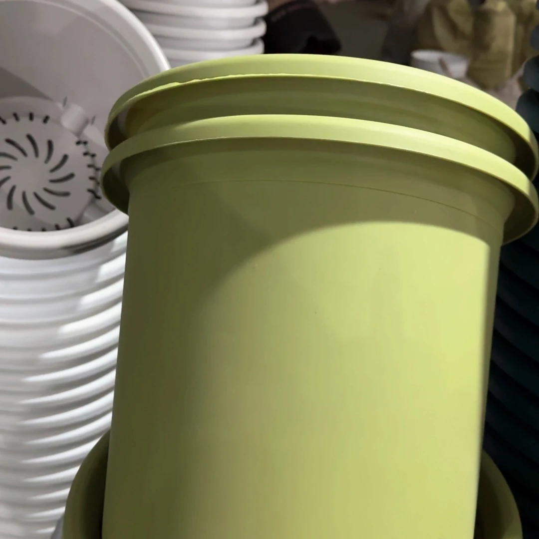 树脂四季盆6#无拖果绿微瑕7