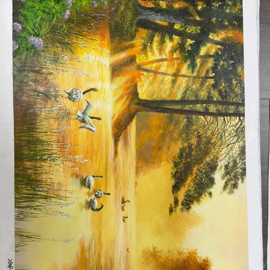 油画加油加油努力加油加油