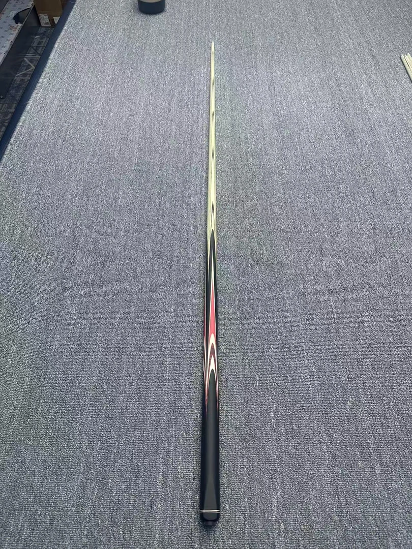 【彩霞】小头斯诺克台球杆一体通杆适合黑八桌球厅专用